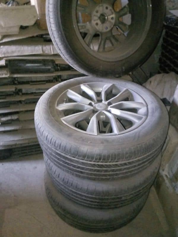 MG Tyres With Alloyrim 4 pcs Urgent Sale 2