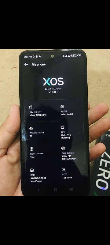 infinix zero x pro 8.128 1