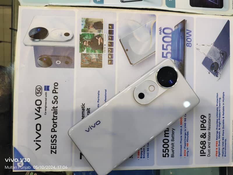 VIVO V40 5g BOX Pack Authorized Wholsalers of VIVO 2