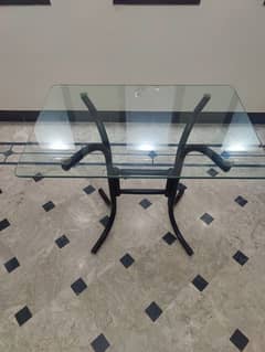 Glass top kitchen table