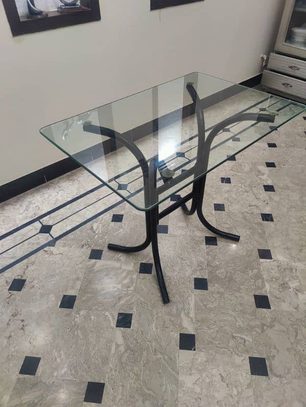 Glass top kitchen table 2