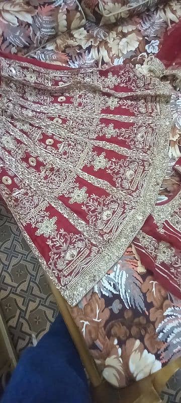 Bridal Lehnga Dress, Red Color. 1