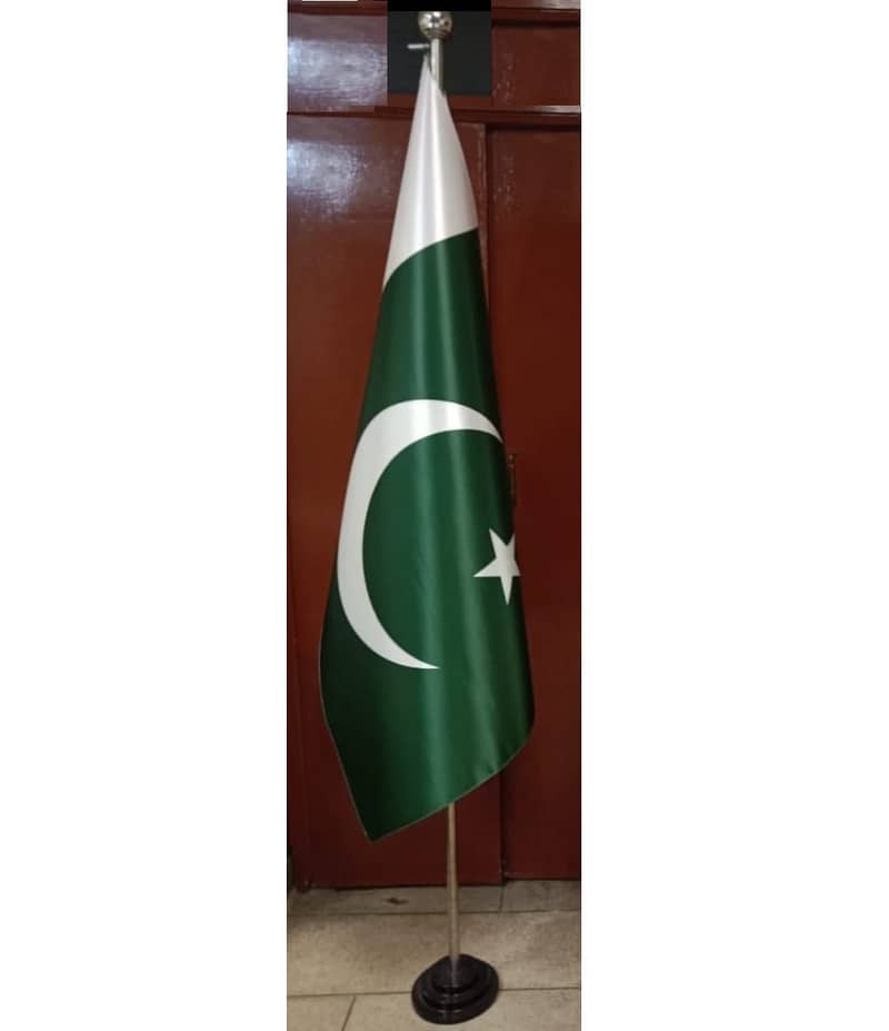 Pakistan flag + rod for bike , USA Flag 3