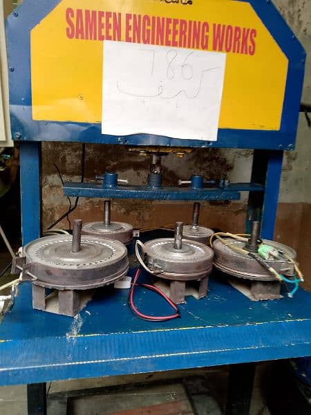 Disposible paper plate making machine 5