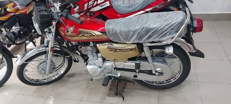 Honda 125 S Gold Red 0