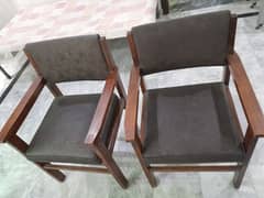 wooden chairs