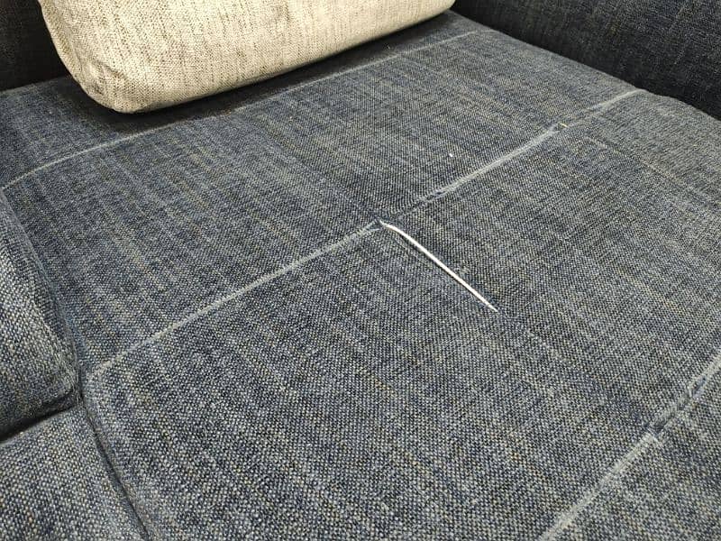 Jute fabric on demand made sofa set 5