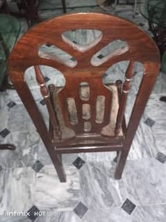 unused dining table set with six chairs