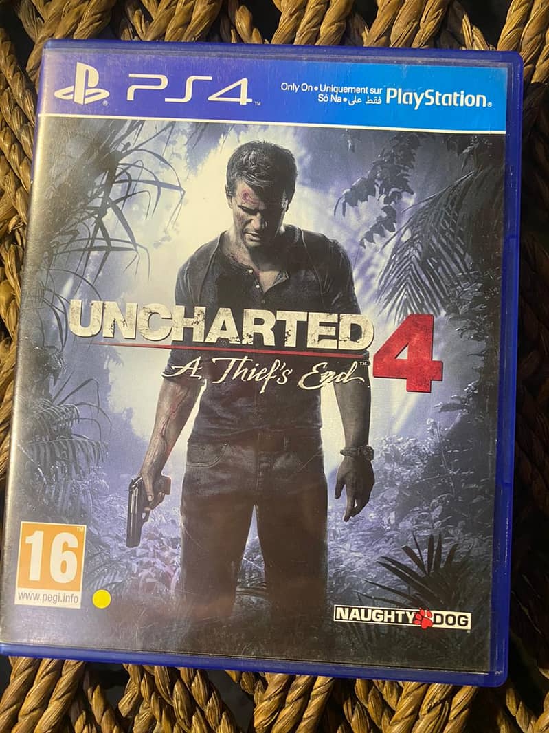 uncharted 4 CD for PS4 0