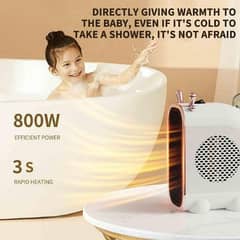 Portable Electric Heater 800 Watt