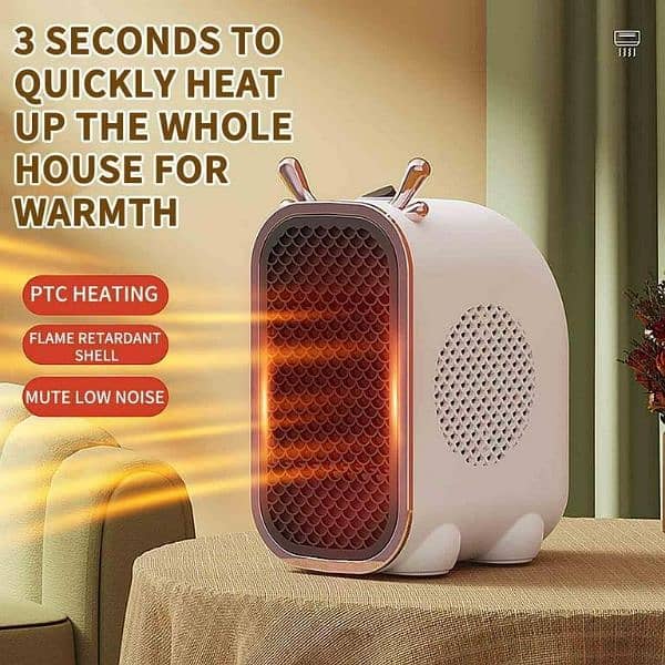 Portable Electric Heater 800 Watt 1