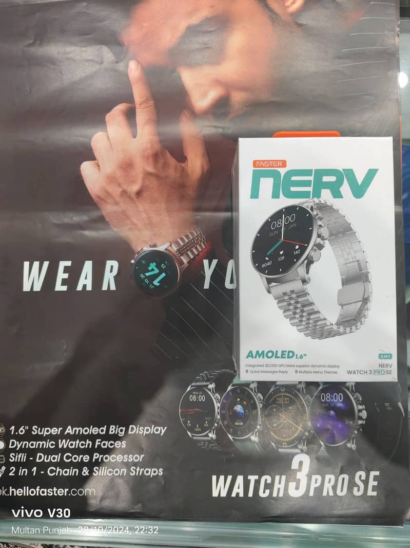 NERV Smart Watches AMOLED DISPLAY  by FASTER with 1 year Warranty 3