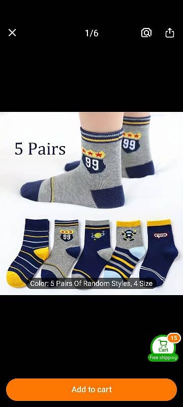 imported kids socks 4