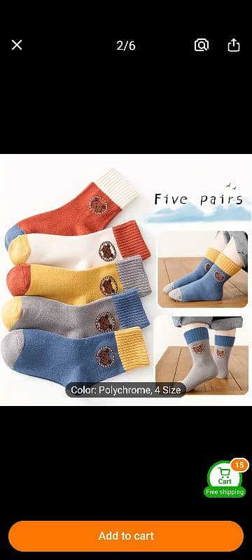 imported kids socks 5