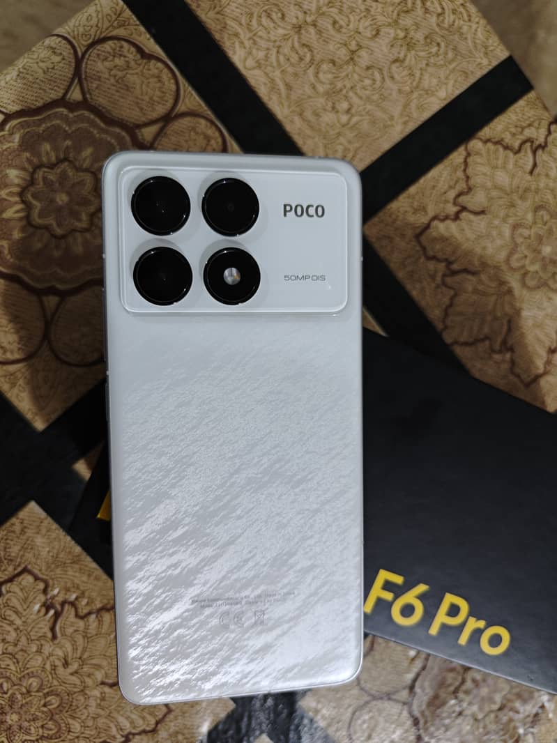 Poco f6 pro 10.10 white 12/512gb 10 month warranty box acss al realme 1