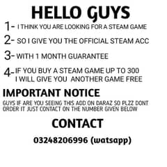 STEAM GMAES AT BEST PRICE 0