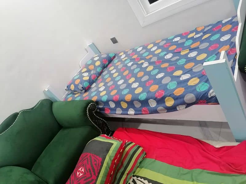 a single bed with mattress 2