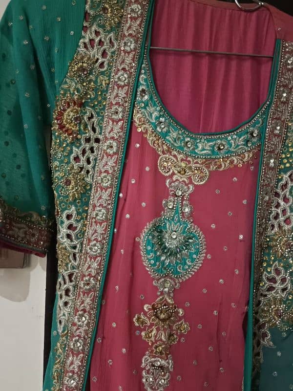 walima gown and sharara 2