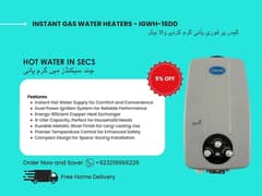 Instant Gas Water Heaters - IGWH-16DD | Canon 16DD | Canon Appliances