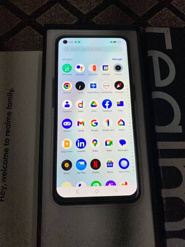 realme gt master edition 8+8/256 with box 8