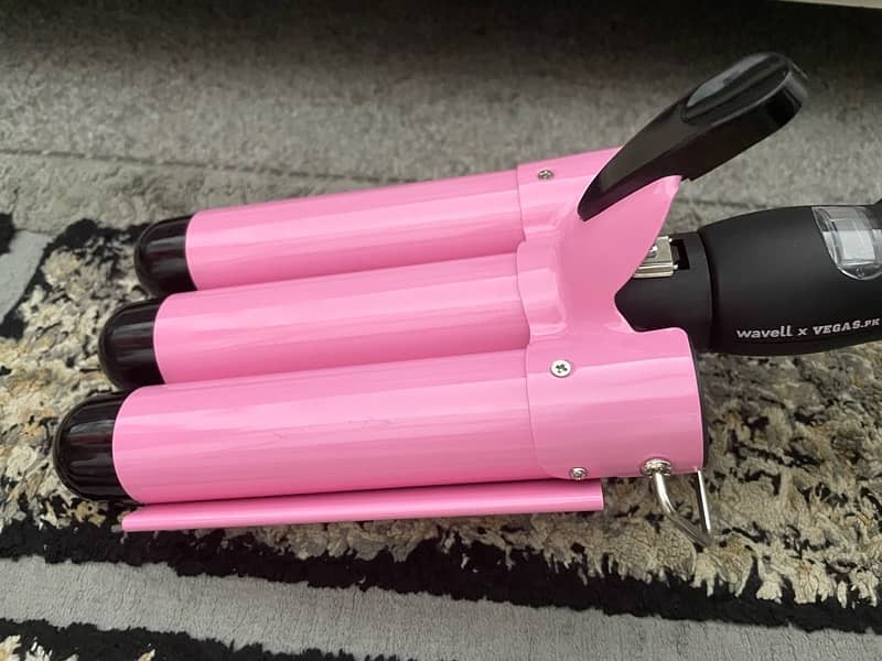 Wavell 3 Barrel Curling Ceramic Waver Hair Curler 32mm 3