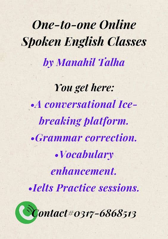 Spoken English Language | IELTS | PTE | Online Classes 0