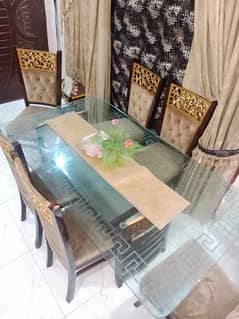 Dinning 6 Seater With Table Set