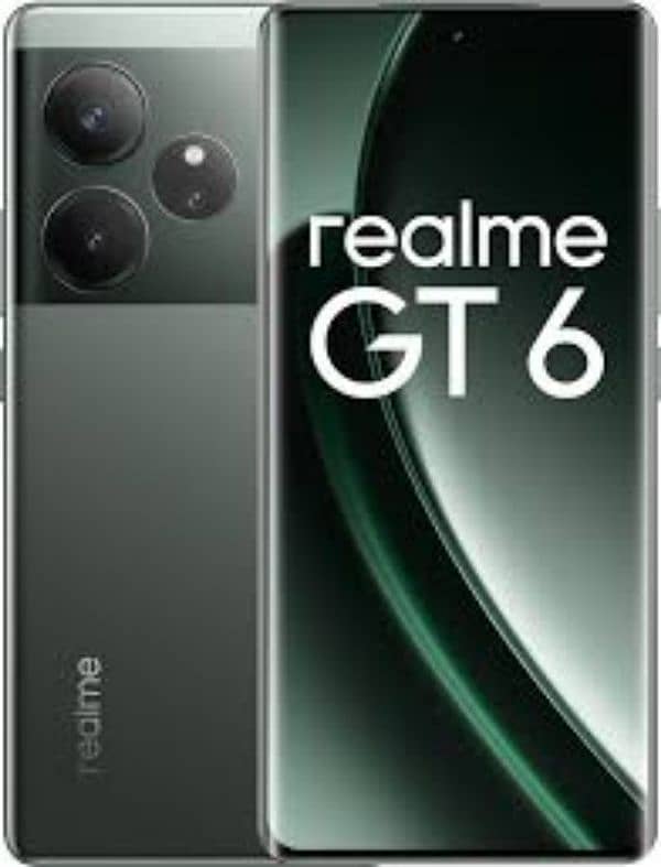 Realme GT6 16gb 512gb Green Color official. Pta approved and warranty 0