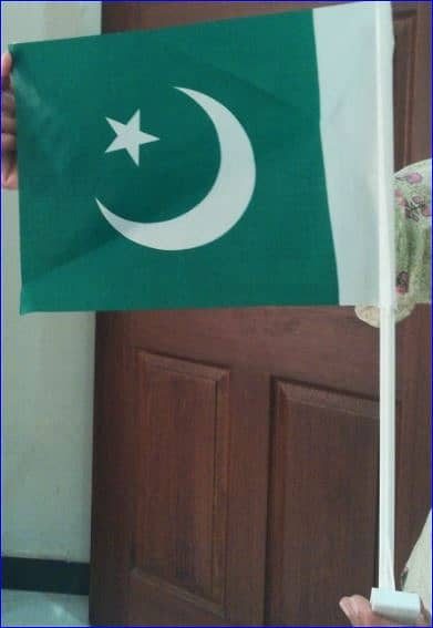 Pakistan flag + car flag pole , Call 0300-2517790 , from gujranwala 3