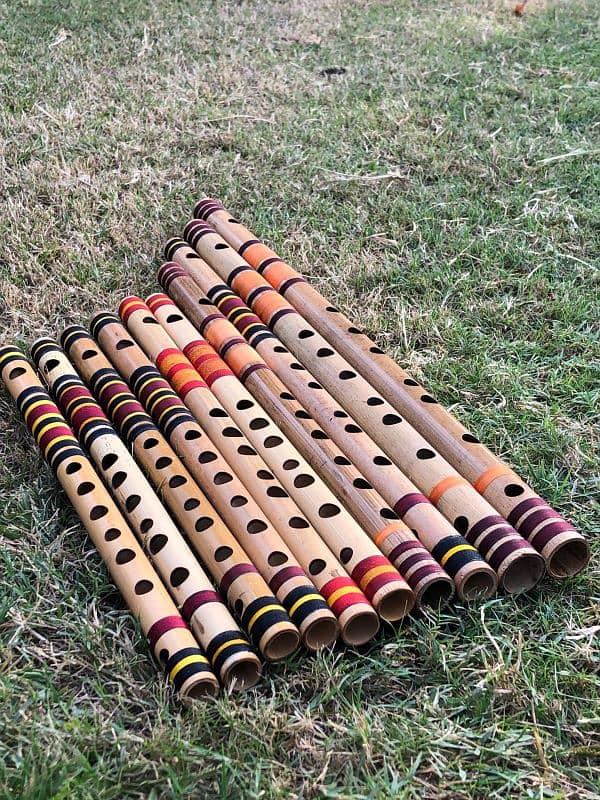 Bulbul Flute All Scale Natural Studio Recording Quality Bamboo Bansuri 1