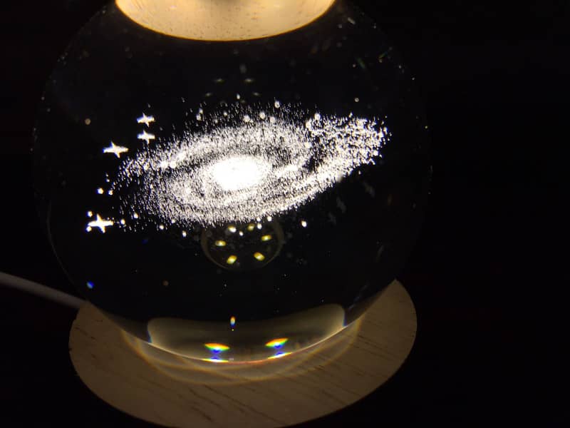 3D Galaxy Crystal Ball Lamp 3