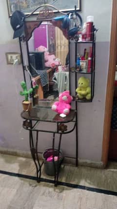 Iron stands, Divider & Dressing table