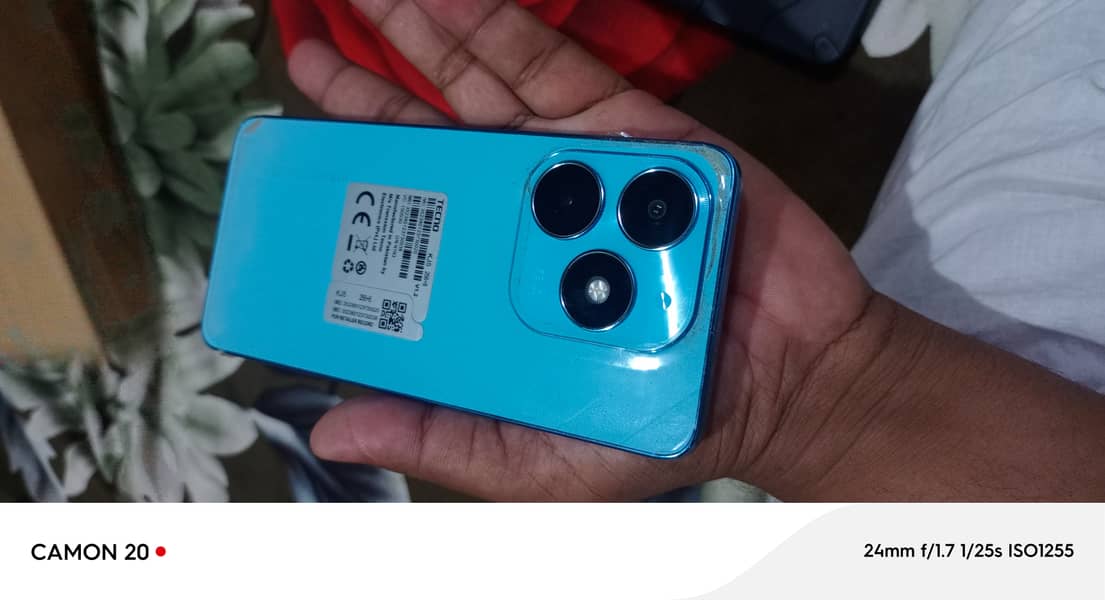 Tecno spark 20.16 . 256 . gb 10/10 condition full box 6