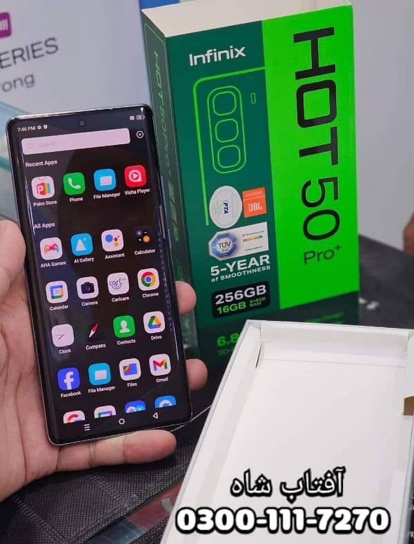 Infinix hot 50 pro Plus 16/256 edge Curved screen on installments qist 4