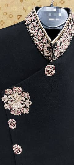 Sherwani with Kulaa and Shalwar Suit 0