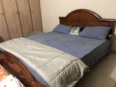 king Size Bed, dresser, 3 door wardrobe & Chester