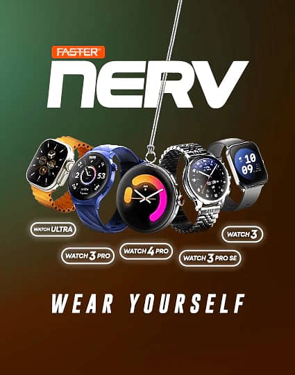 NERV Smart Watches AMOLED DISPLAY  by FASTER with 1 year Warranty 0