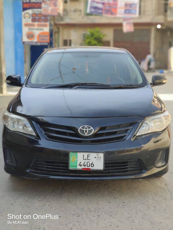 Toyota Corolla XLI 2011/12 1