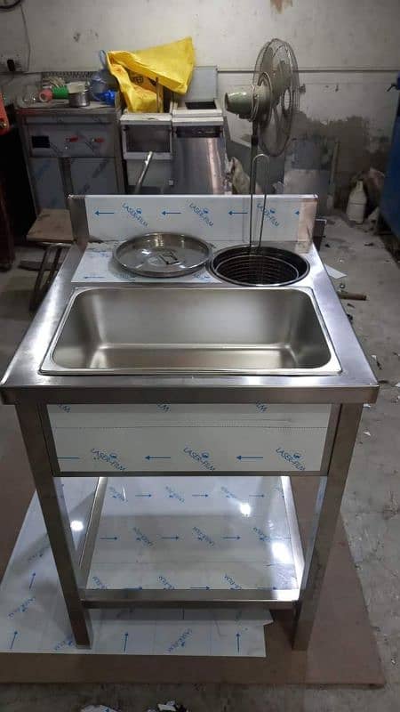 baking oven and hot plate bradding table working table fry 5