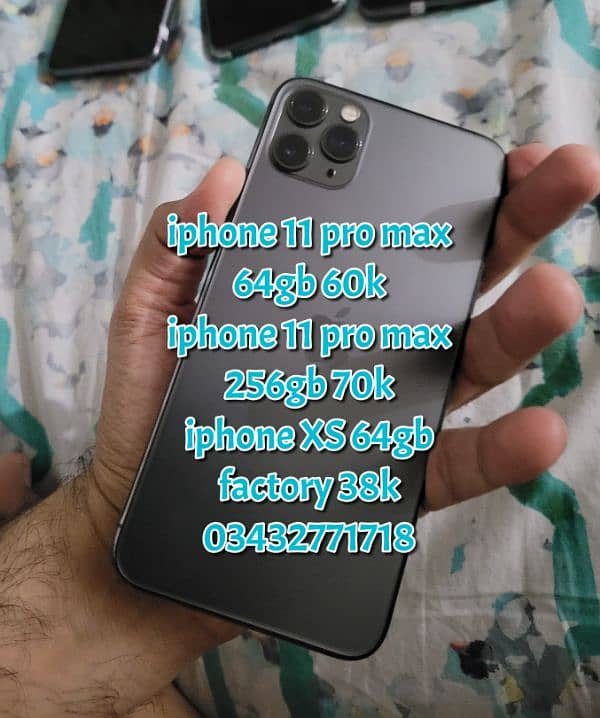 iphone 11 pro max Iphone xs non pta 0343-277-1719 0