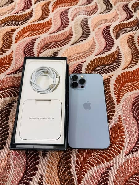 Iphone 13 Pro max 128gb ZAA model PtA Approved 88% with box and cable 7