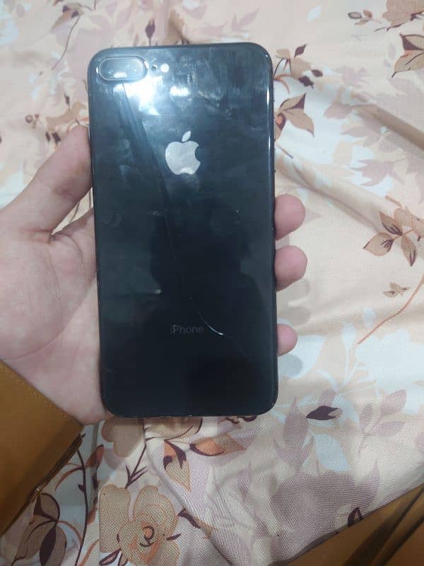 iphone 8 plus jv 100 health back crack and screen white dot 4