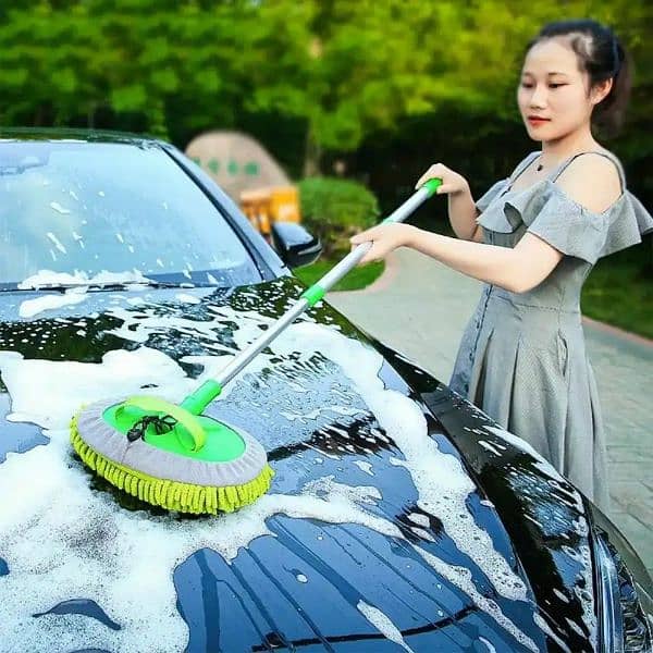 *Car Cleaning Duster Mop 2 in 1 0