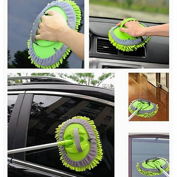 *Car Cleaning Duster Mop 2 in 1 1