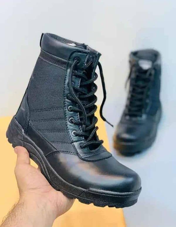 Men's Army Long Boot Shoes 2