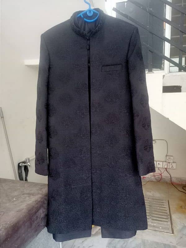 Double Sherwani with Gown 2