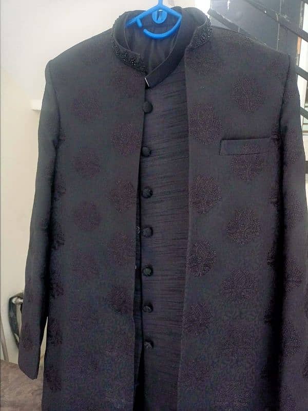 Double Sherwani with Gown 4