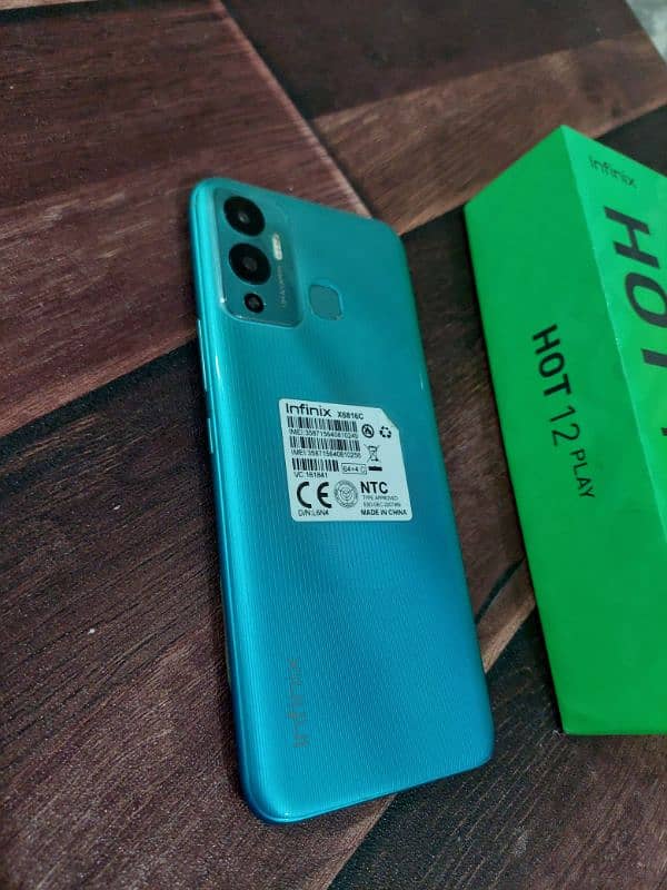 Infinix hot. 12 play. . . . Complete Box. . . . 100% GeniuneSet 4