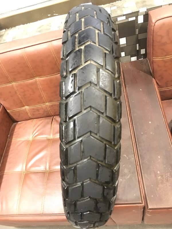 Timsum Tyre 110/90/18 For Yamaha YBR, YBZ And Suzuki GS 150 2