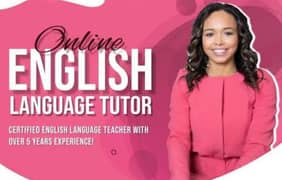 online teacher available for English subject